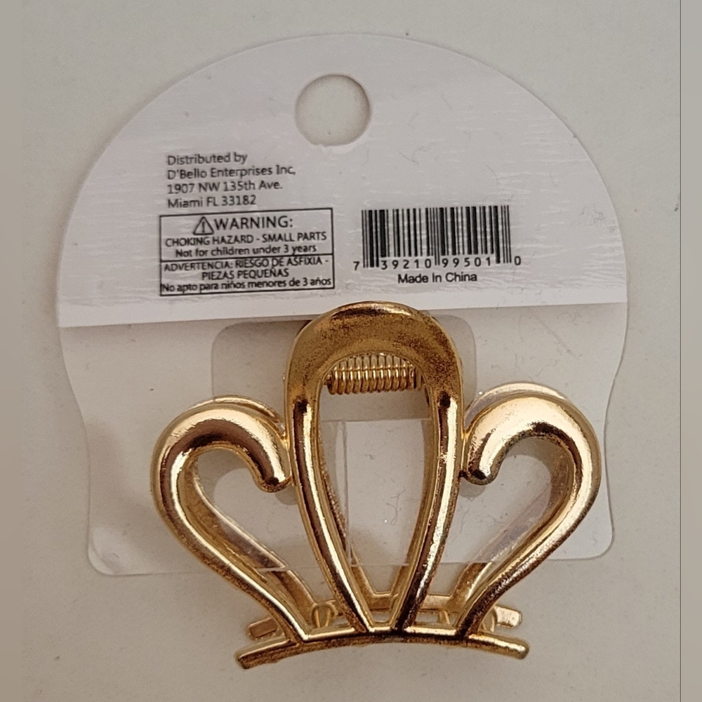 Minimalist Crown Metal Hair Claw Clips - Picture 2 of 3